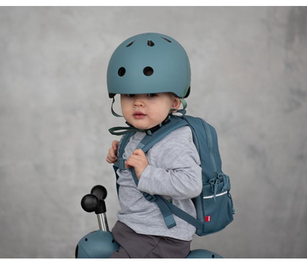 Scoot & Ride Kask Ochronny XXS-S dla dzieci 1-5 lat Steel - 580280 - zdjęcie 4